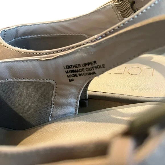 LOFT Slingback Leather Clogs, Sz 8 - Picture 14 of 15